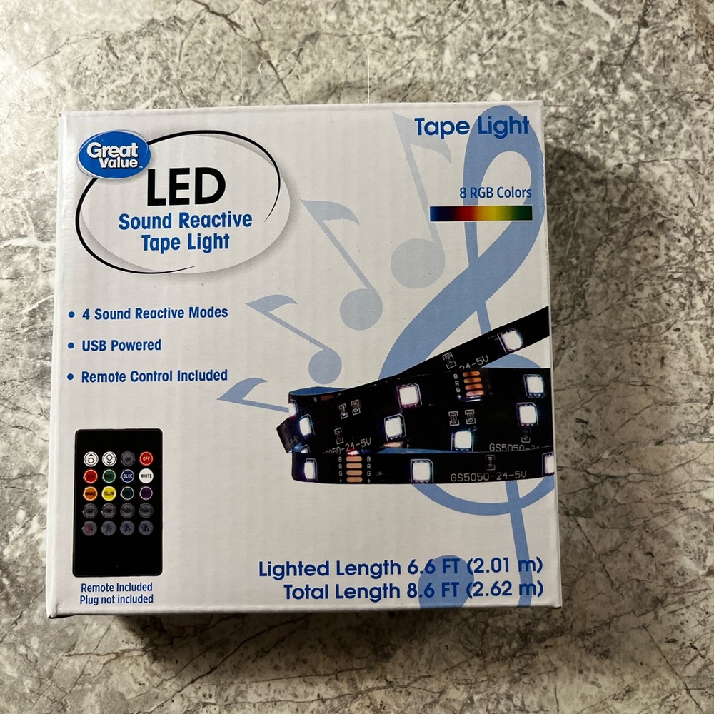 LED sound reactive light strips